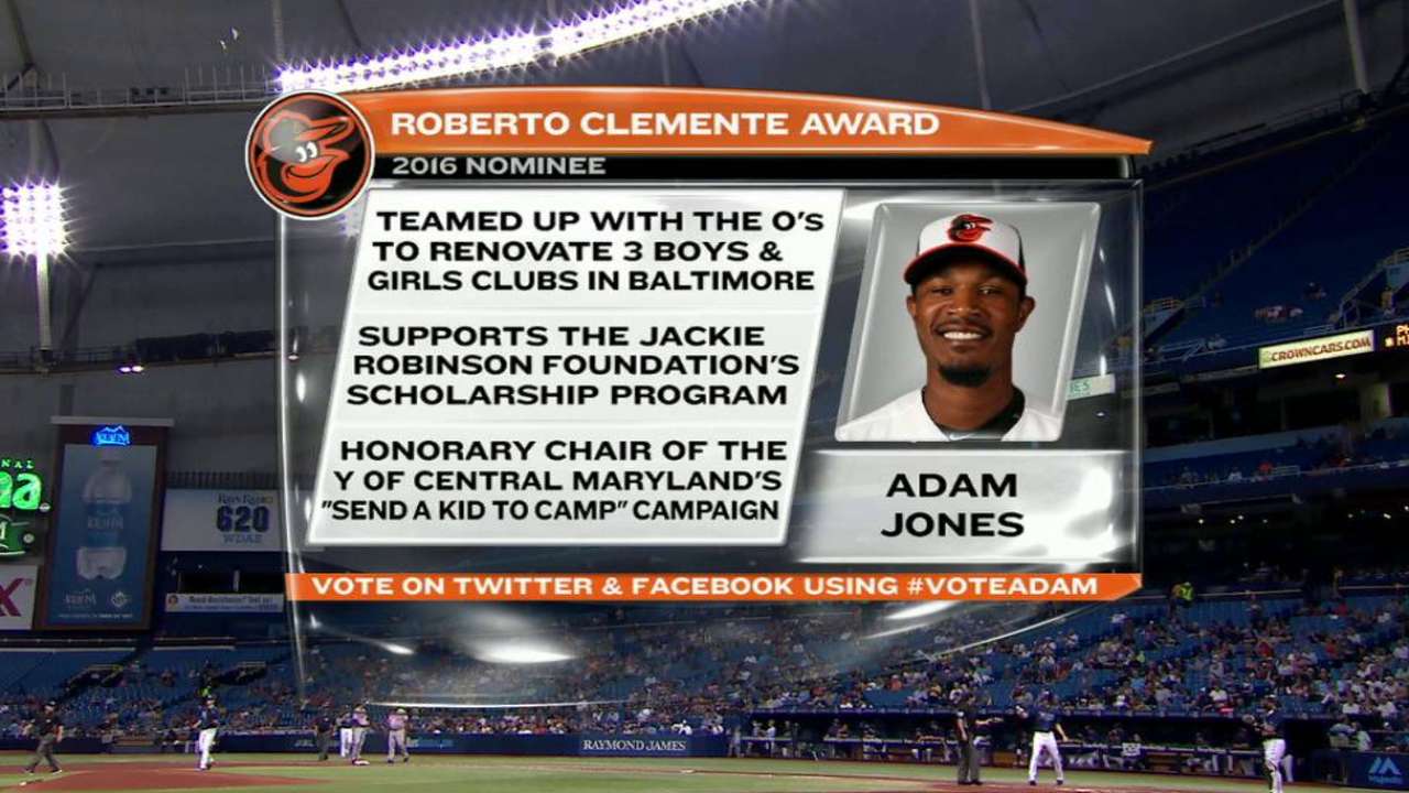 Jones nominated for award