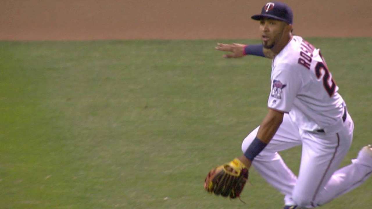 Rosario gets the runner