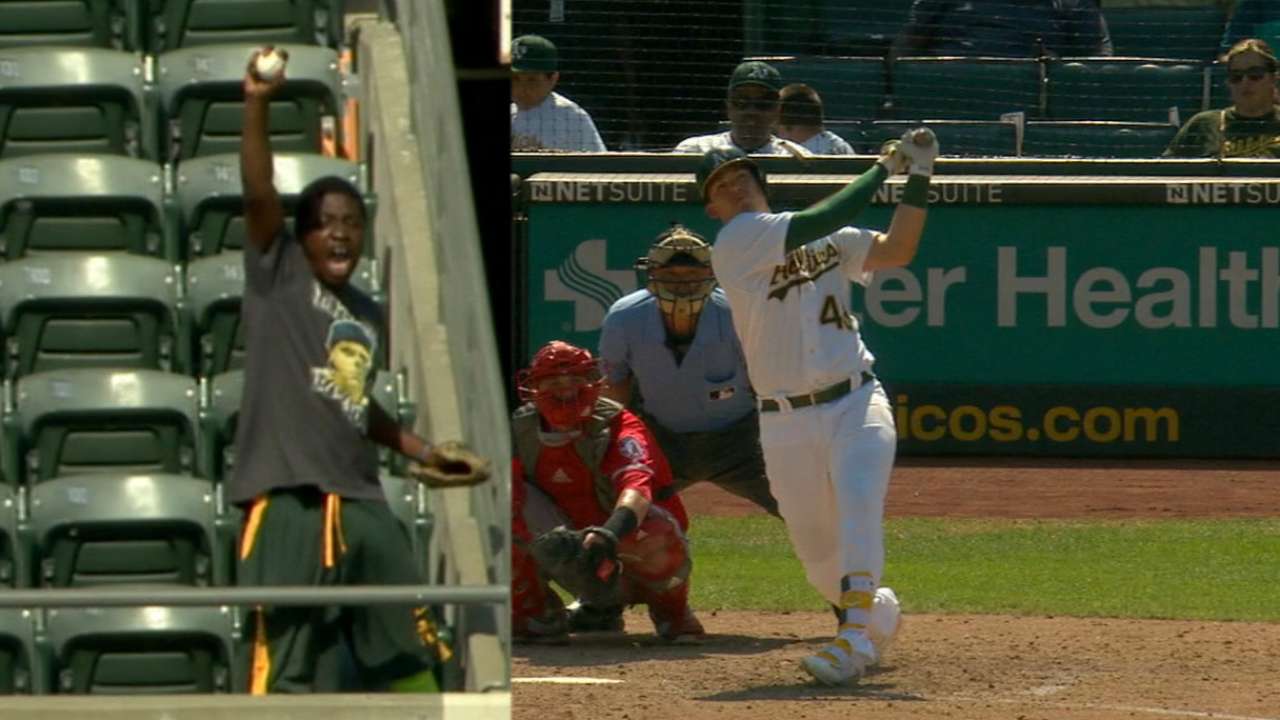 Healy's solo home run