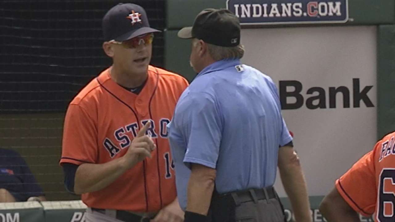 Hinch's ejection on wild pitch