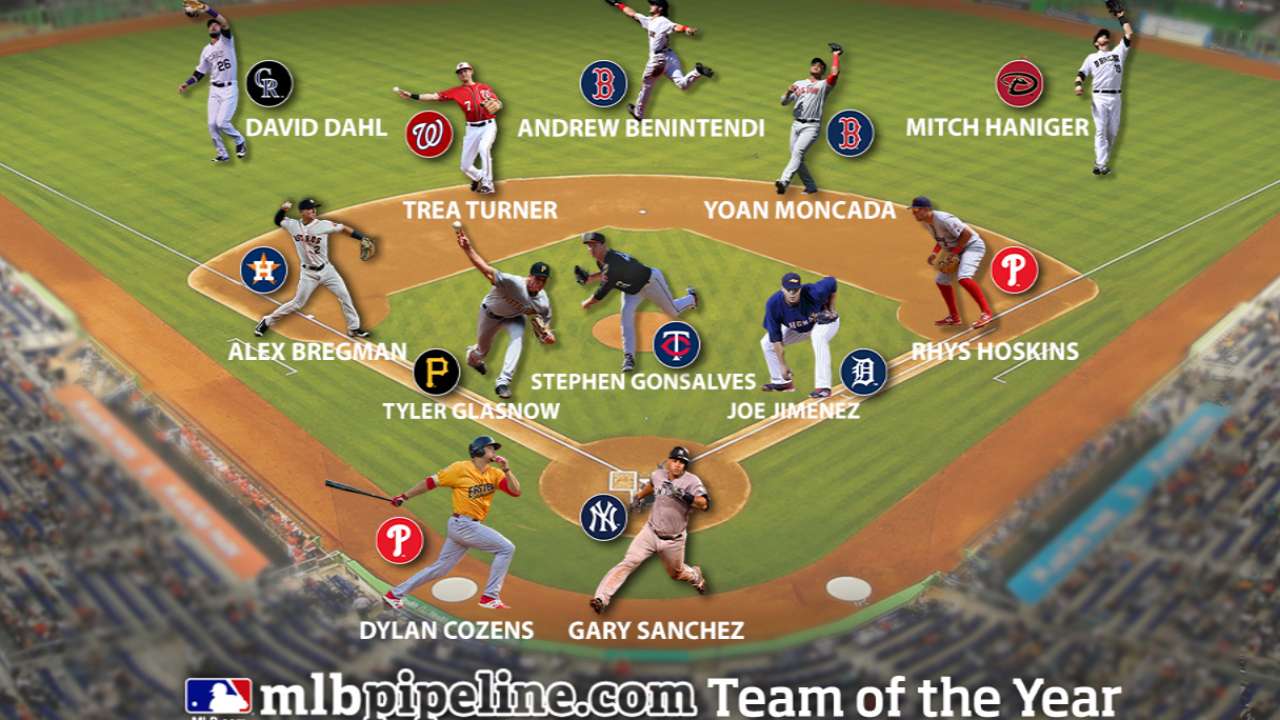 Pair of Red Sox, Phillies headline Prospect Team of the Year