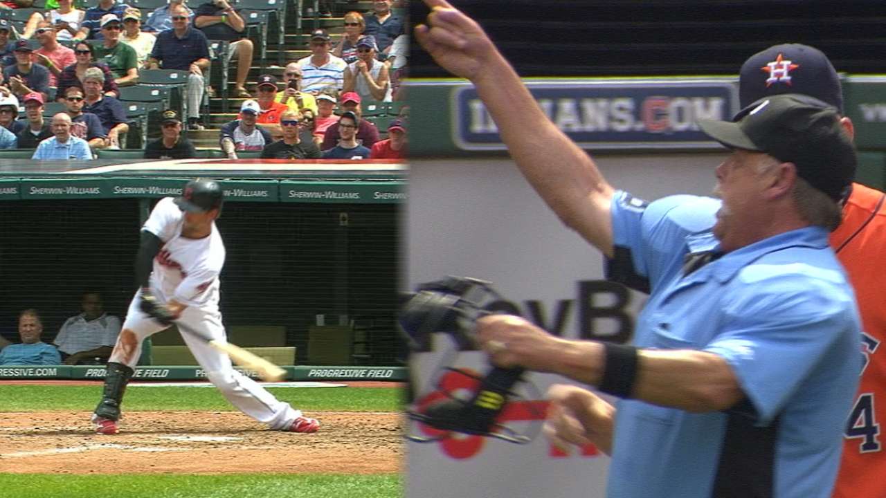 Wild pitch call stings as Astros lose WC ground