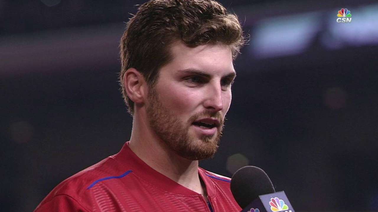 Asher makes statement in first big league win