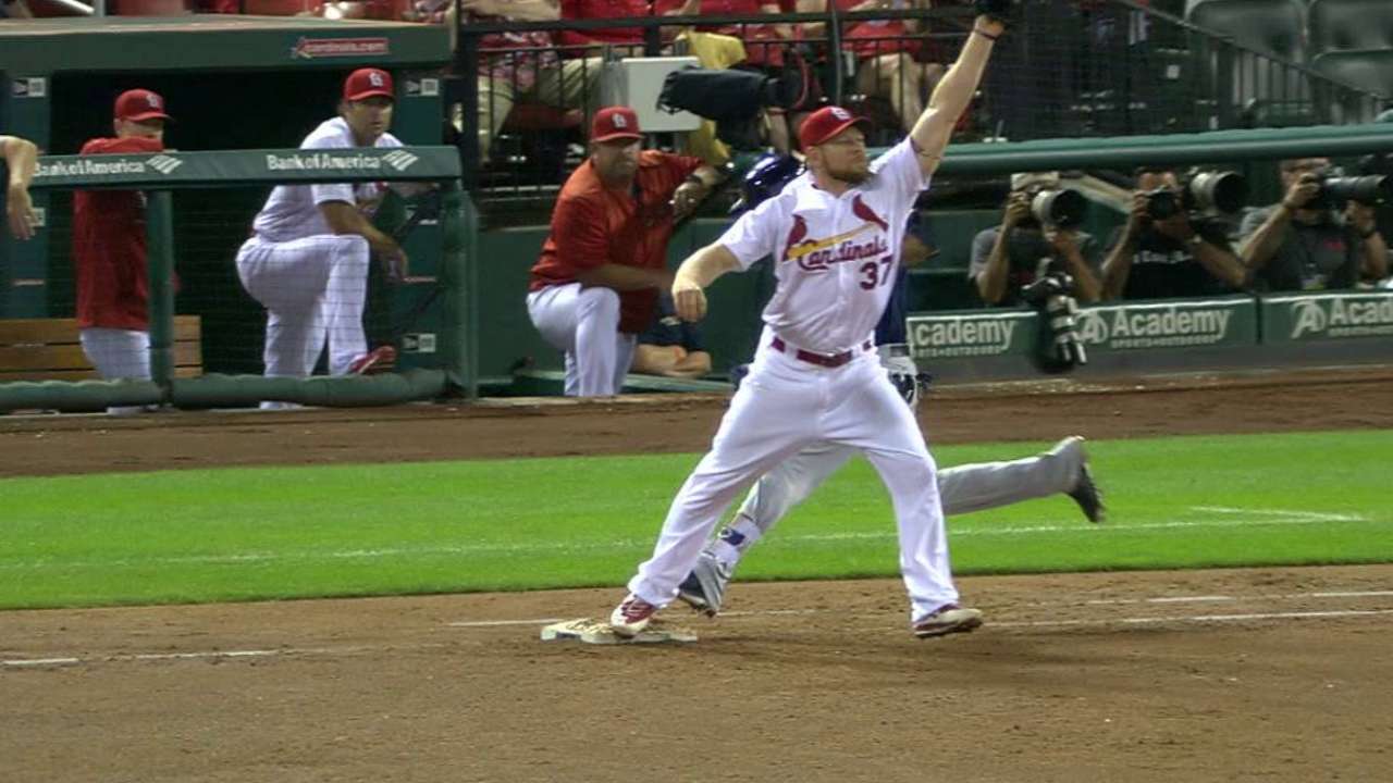 Gyorko starts double play