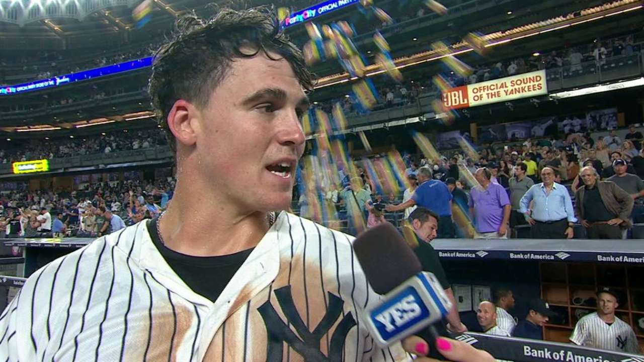Soaking it in: Austin hits first walk-off homer