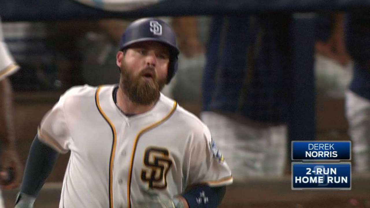 Norris' two-run homer