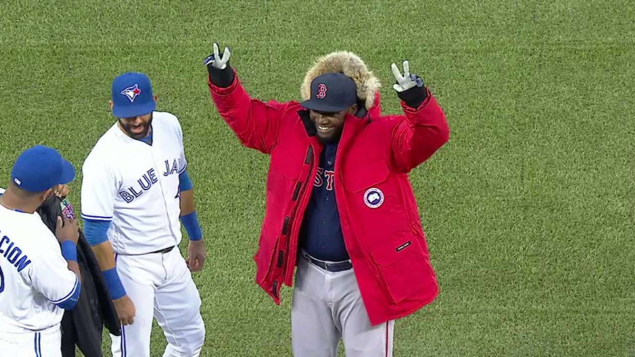 Papi gets gift from Blue Jays
