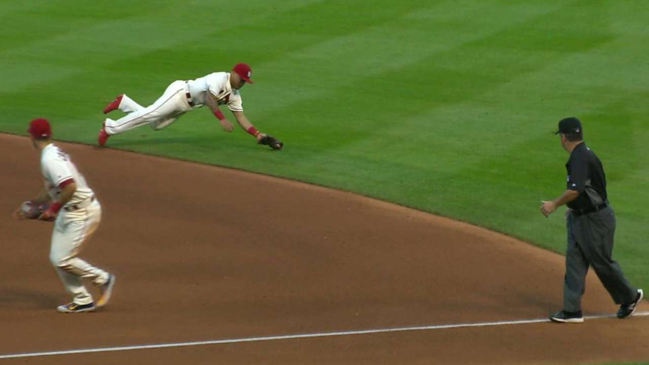 Wong's diving play