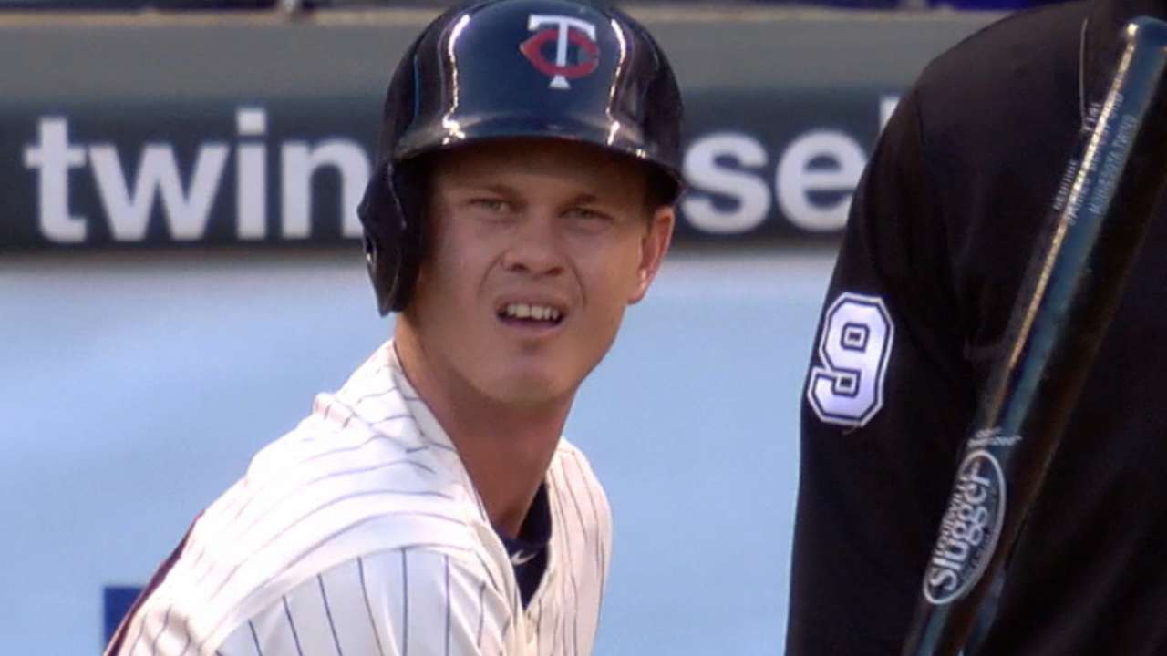 Beresford's first career at-bat
