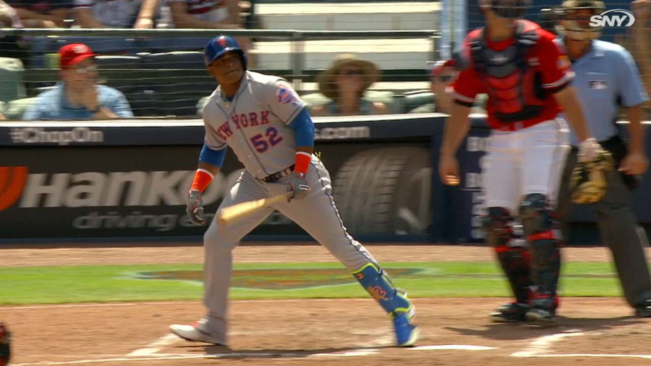 Grand slam de Céspedes guió triunfo de Mets vs. Bravos Grand slam de Céspedes guió triunfo de Mets vs. Bravos