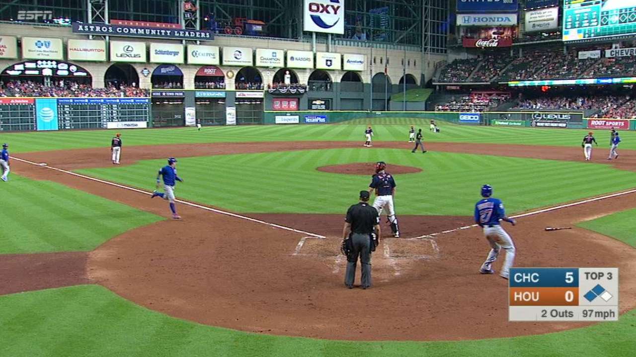 Almora Jr.'s two-run single