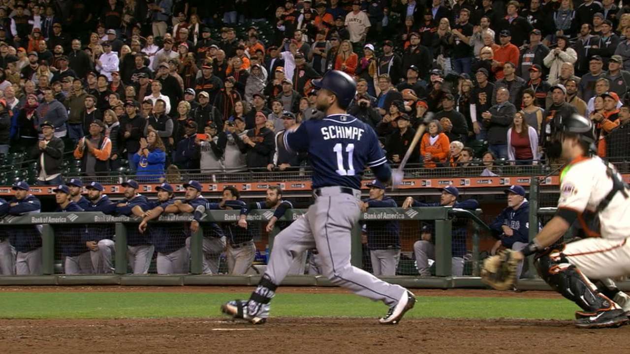 Schimpf's clutch go-ahead homer