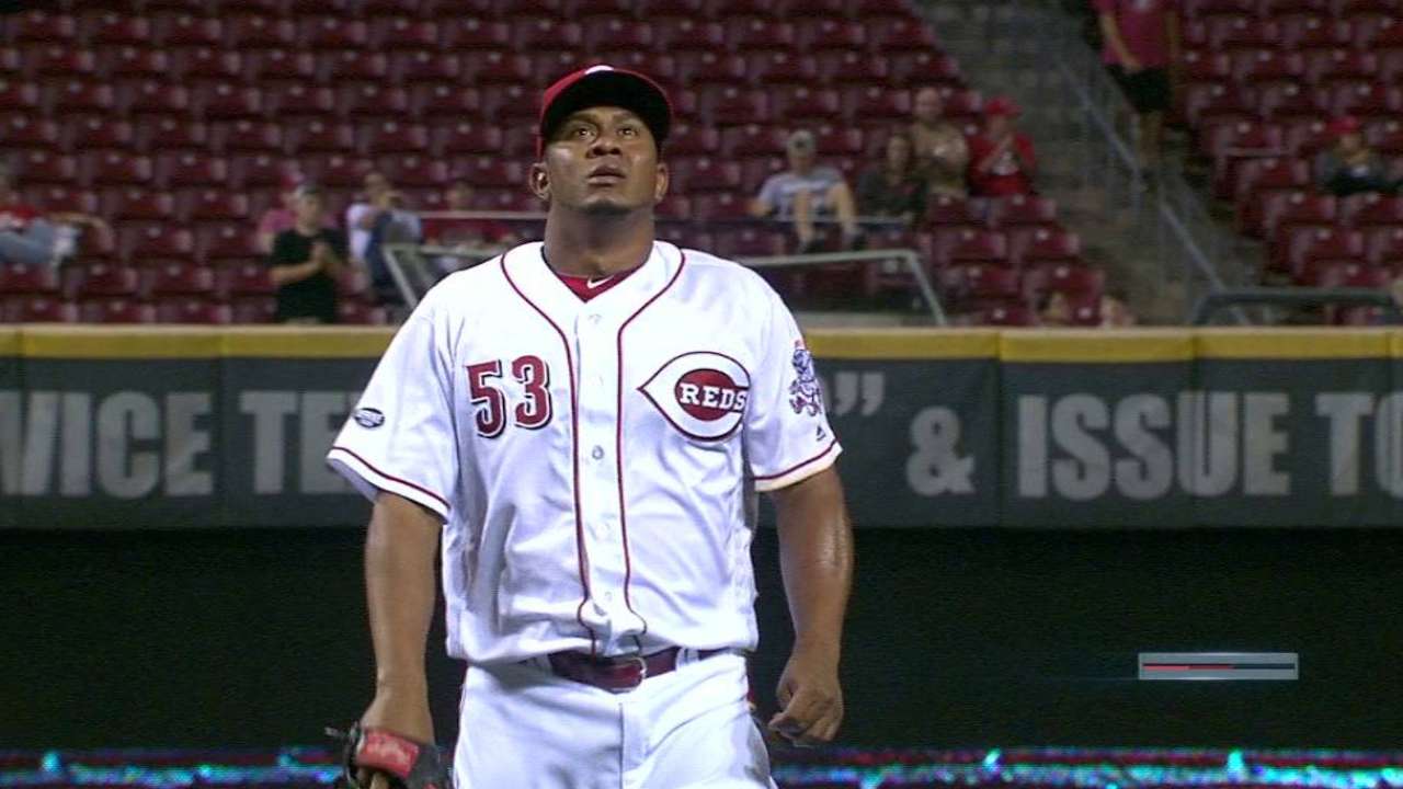 Peralta whiffs Braun