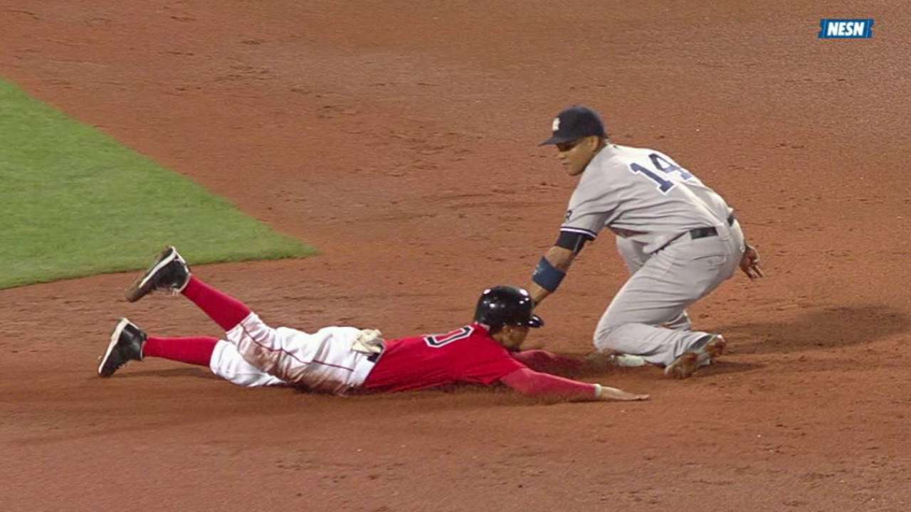 Betts swipes second after review