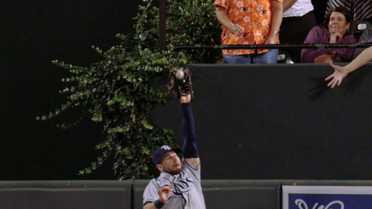 Kiermaier's block saves homer