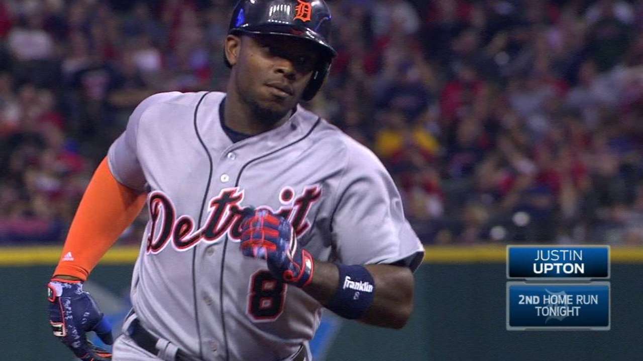 Upton's three-run blast