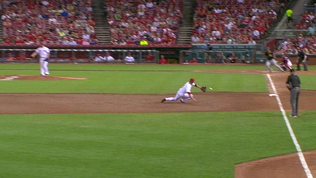 De Jesus flashes the leather