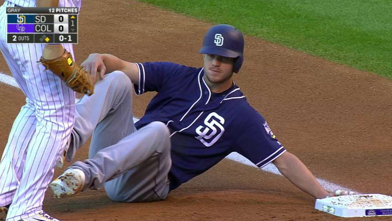 Gray picks off Myers