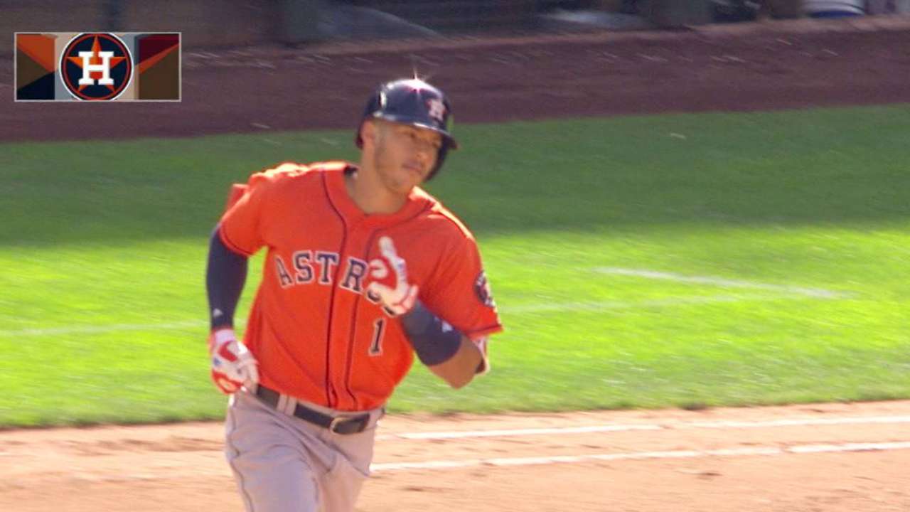 Correa's long home run
