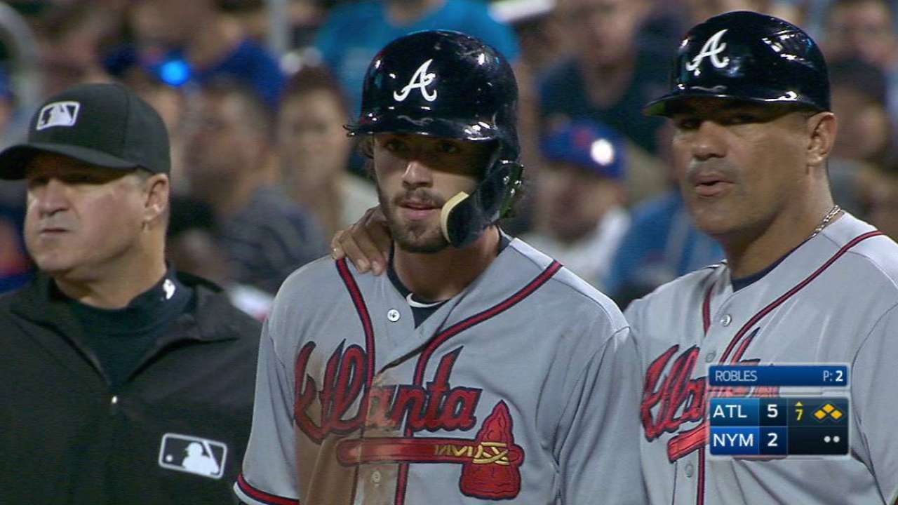 Swanson bloops a two-run single