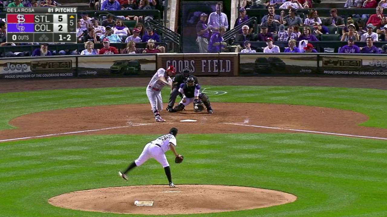 De La Rosa treasures 9 years with Rockies