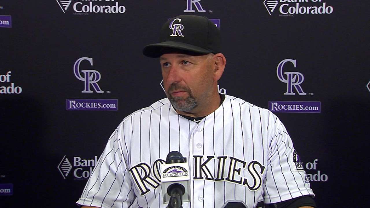 Rockies, Weiss to discuss future next week