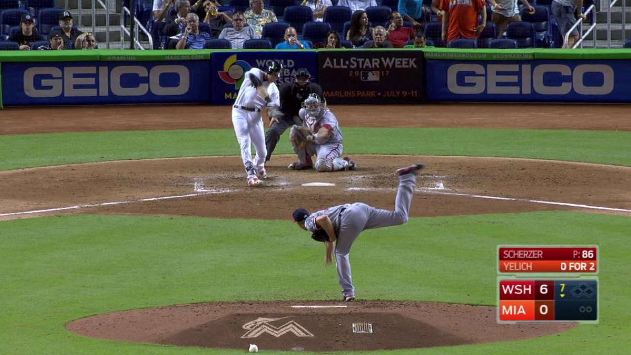 Yelich's solo home run