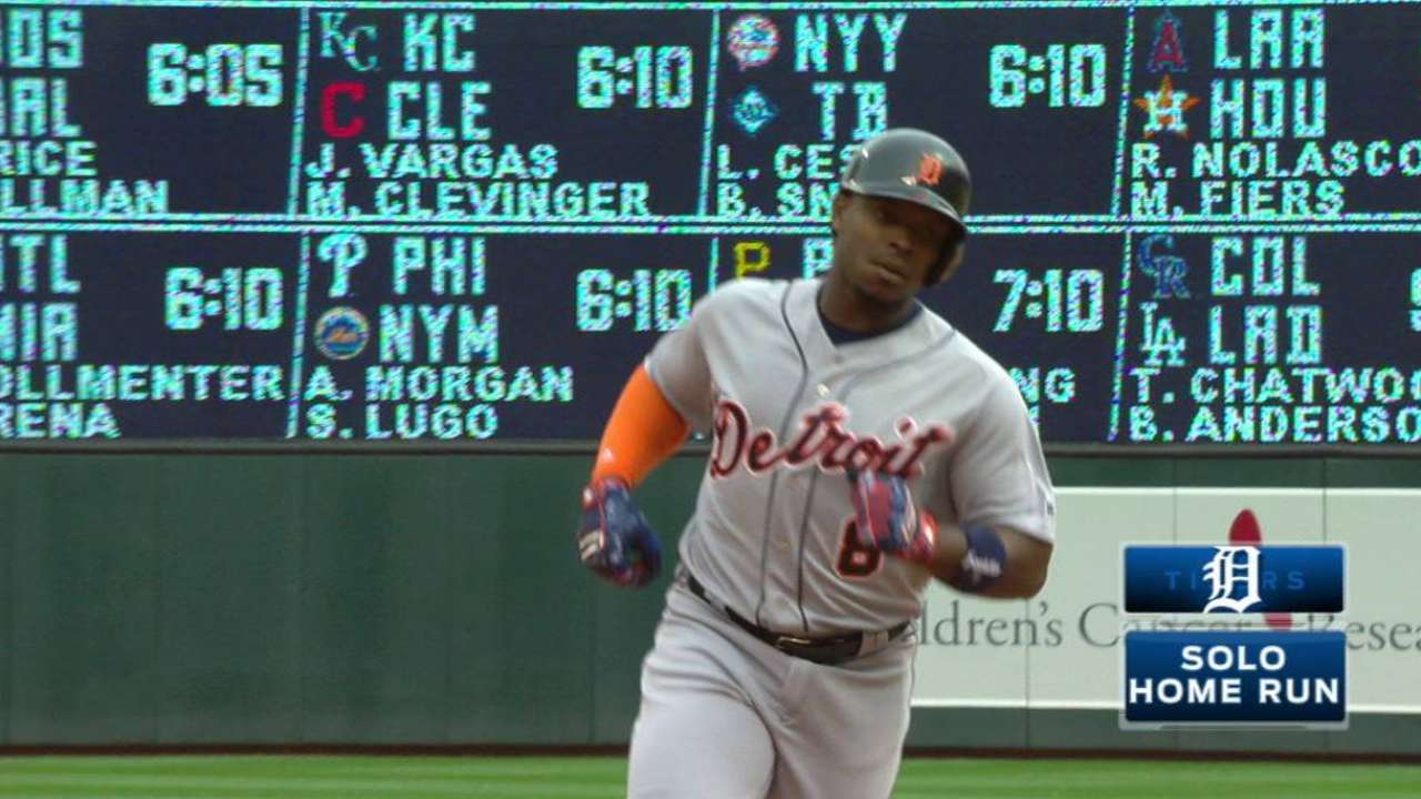 J-Up's HR spurs Tigers to G1 win over Twins