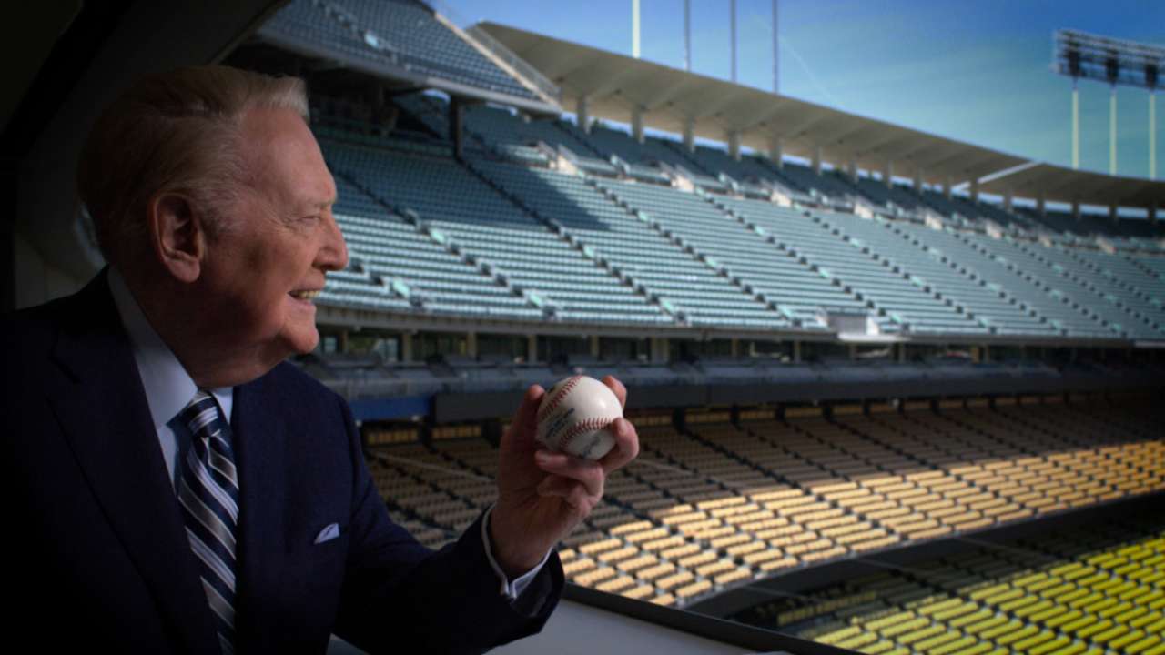 Dodgers honor Vin Scully at final homestand