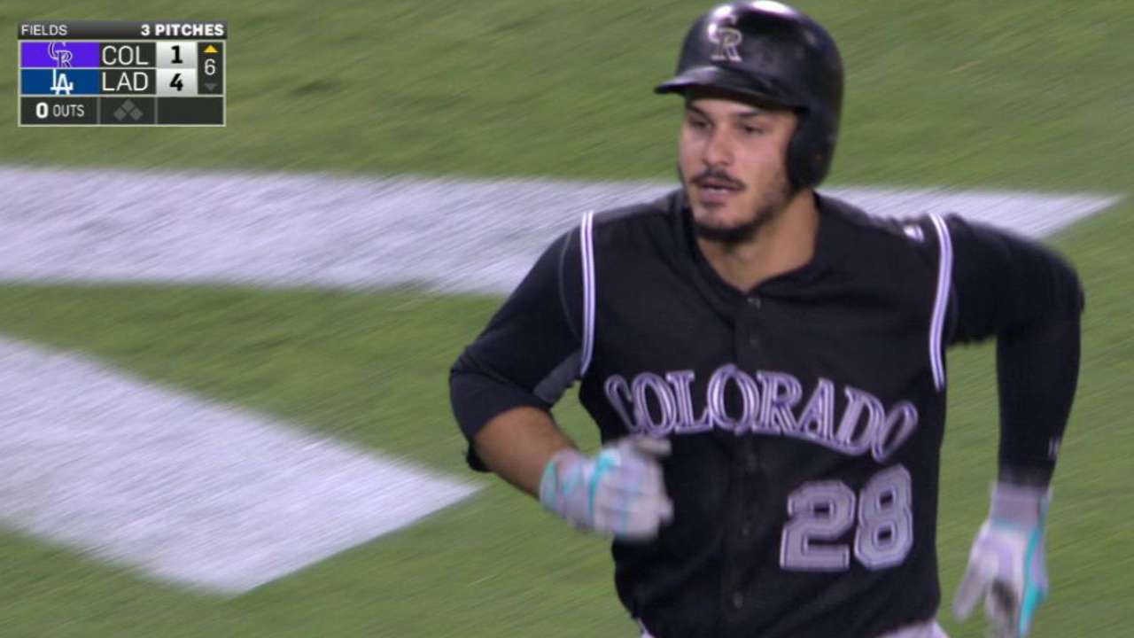 Nolan Arenado hizo historia con su cuadrangular #40