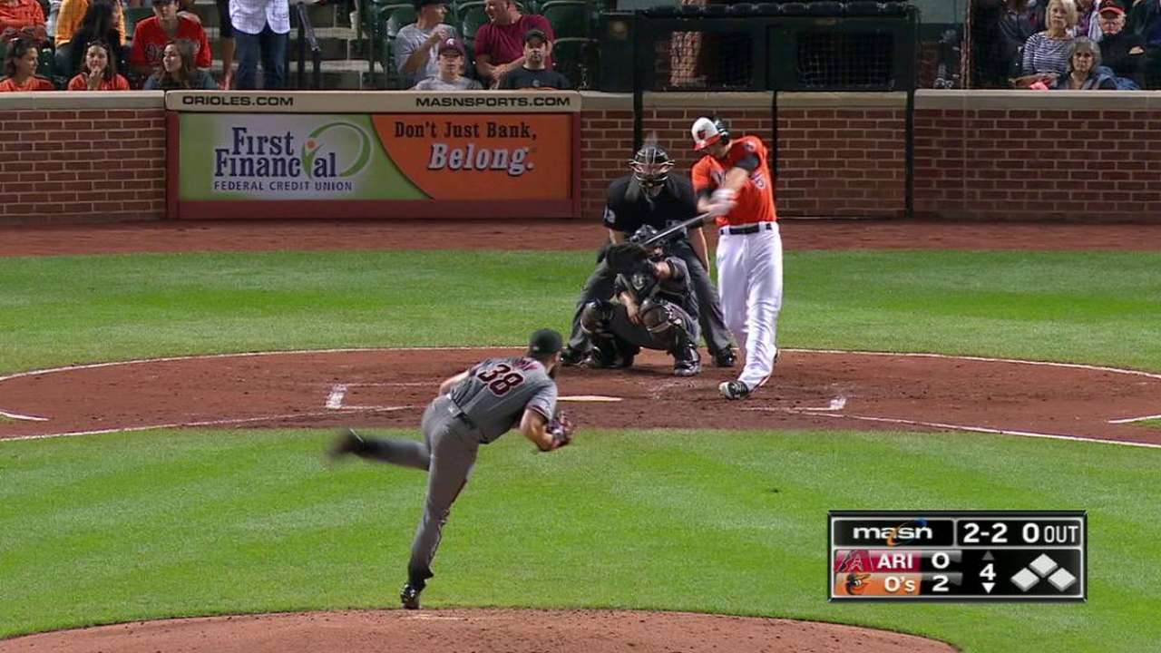 Mancini's solo home run