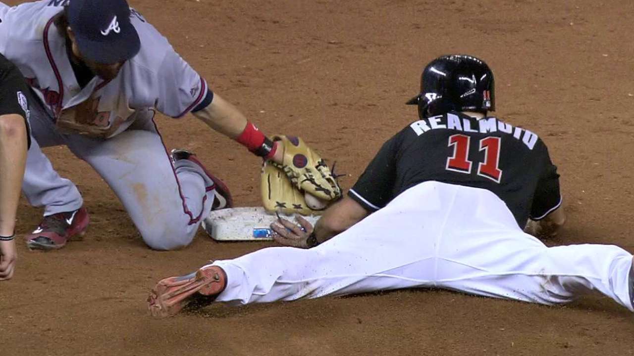 Realmuto swipes second base