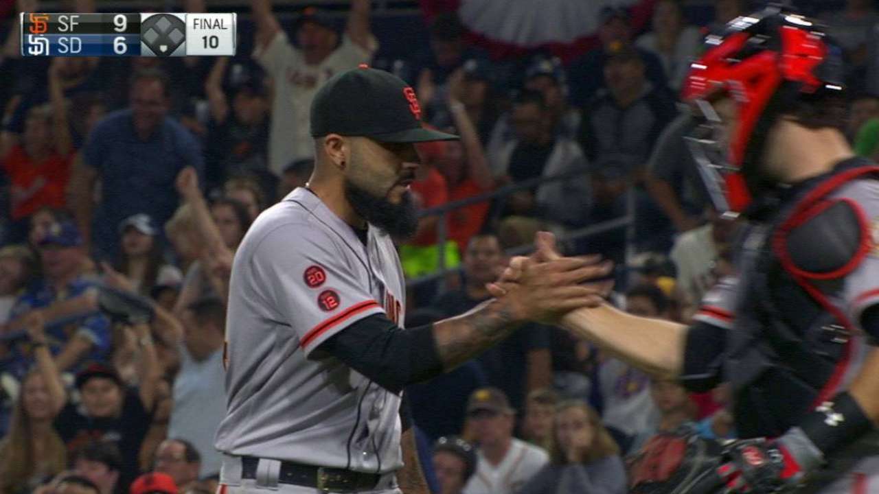Romo notches the save