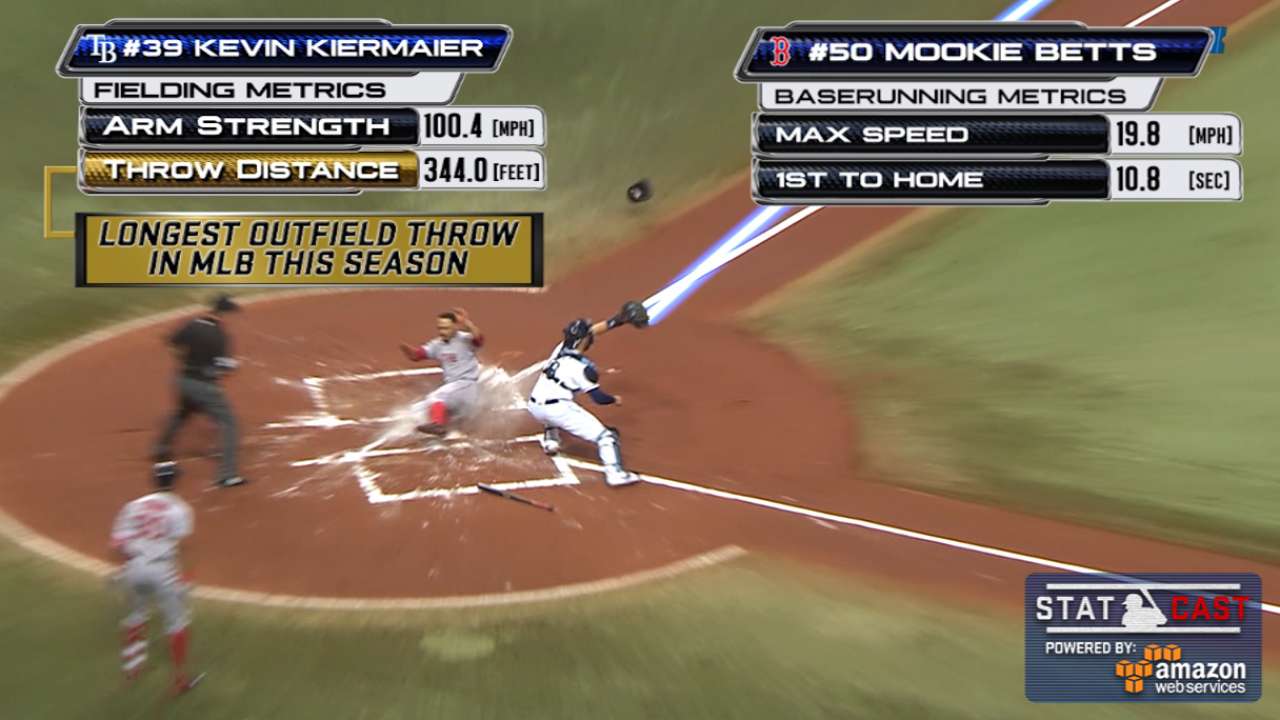 Statcast: Betts' hustle home