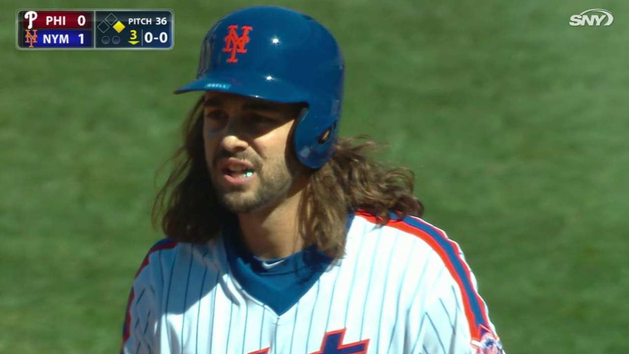 Gsellman's first MLB hit