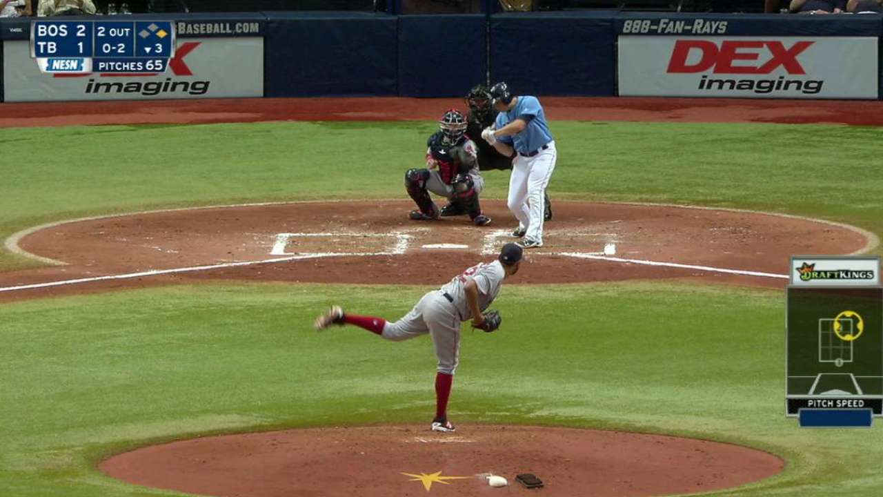 Rodriguez strikes out the side