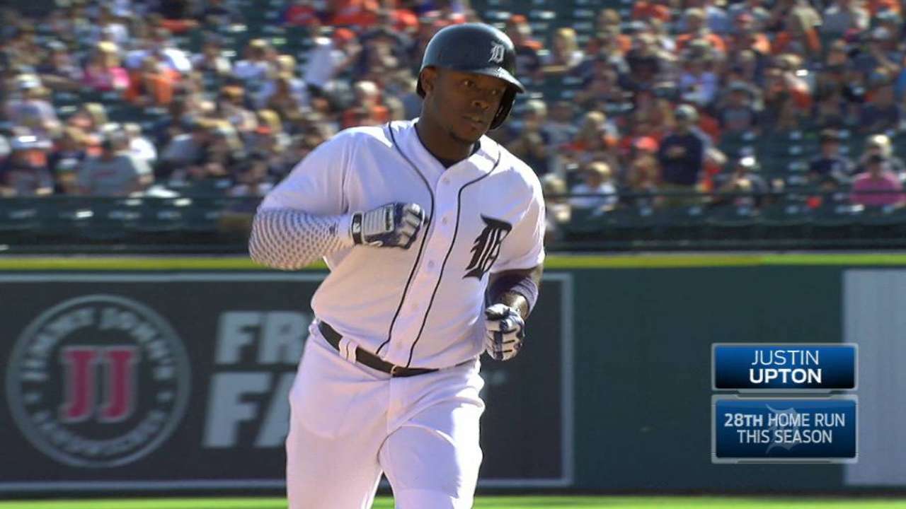 Upton's solo home run