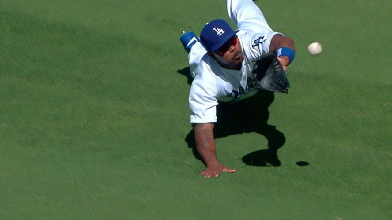 Kendrick's awesome catch