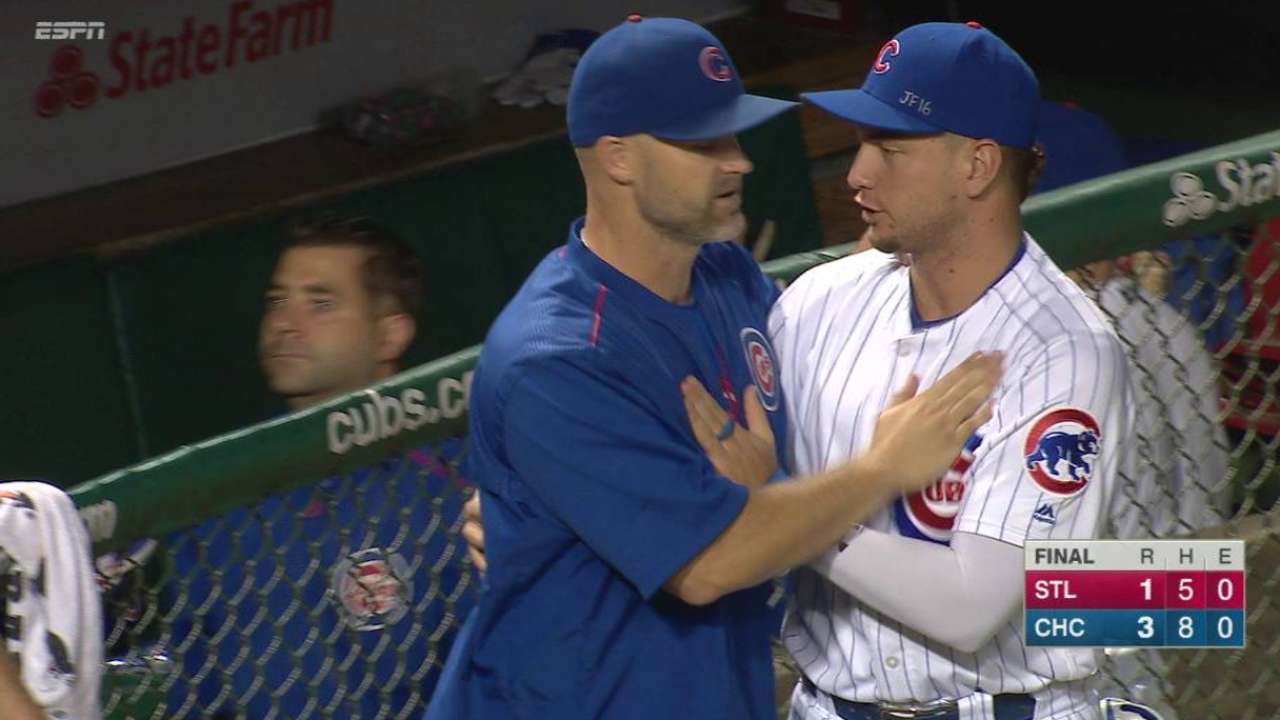 Chapman secures Cubs' win