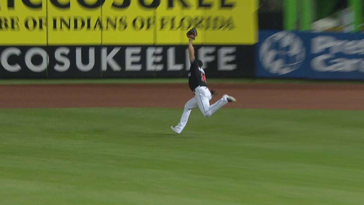 Marlins resting players, Stanton doesn't start