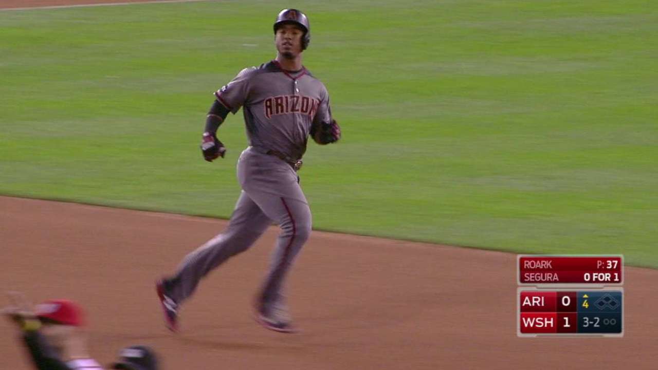 Segura's solo home run
