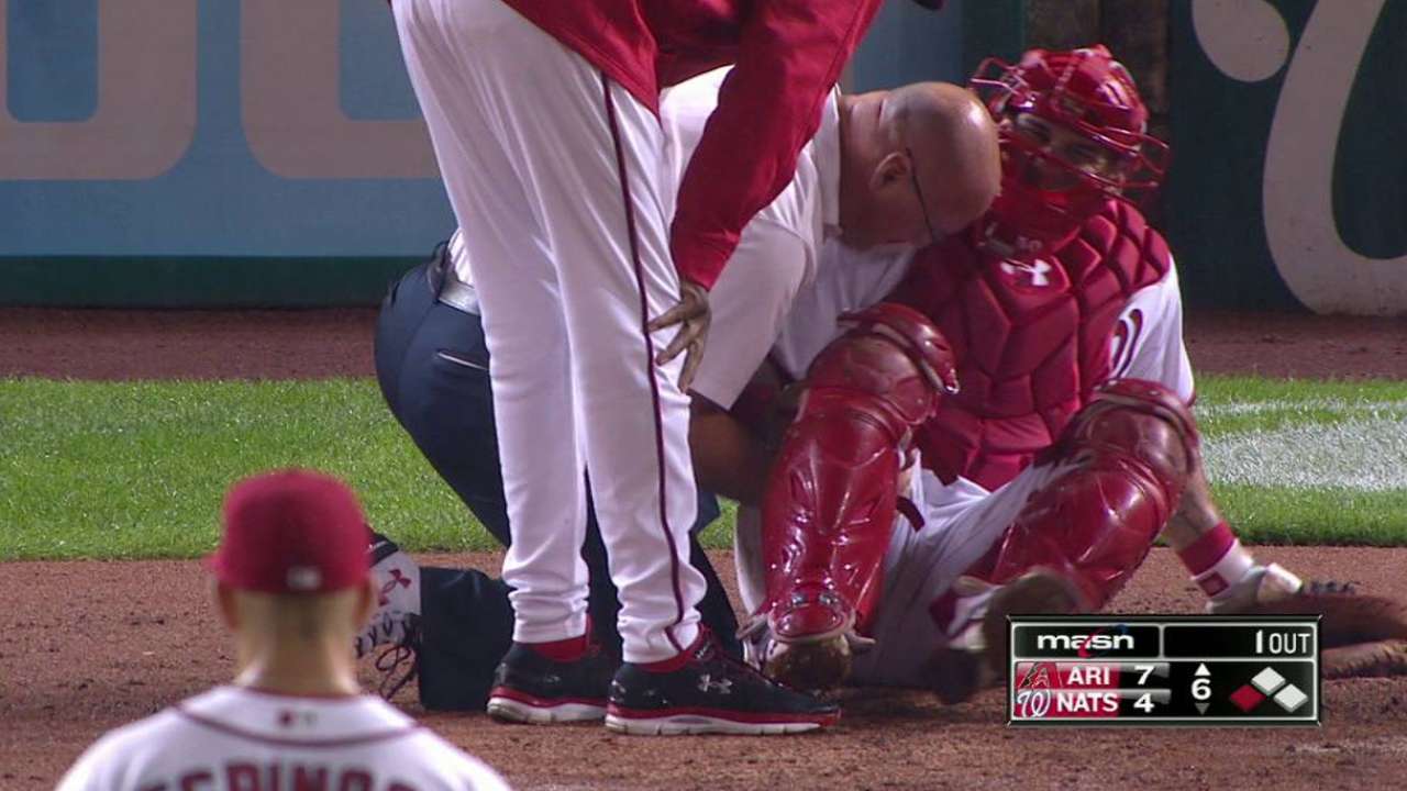 Wilson Ramos se perdera el resto del 2016 por una lesión en la rodilla derecha