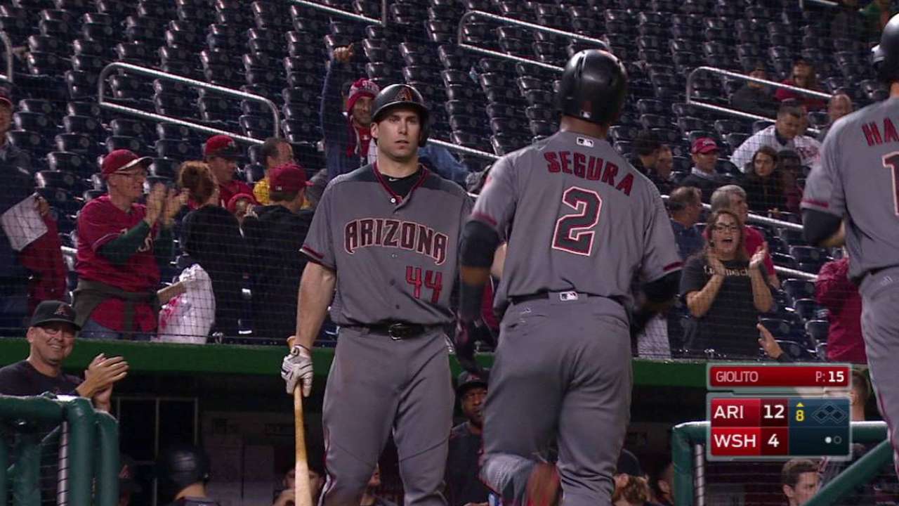 D-backs apalean a Nacionales, que pierden a Ramos