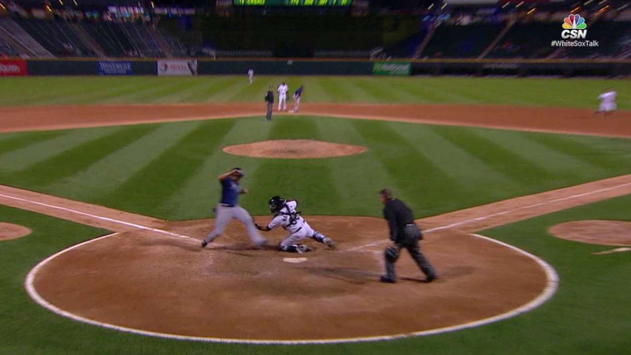 Abreu nabs Mahtook at home