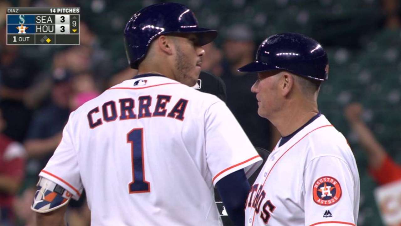 Correa, Altuve spark rally but Astros fall in 11th