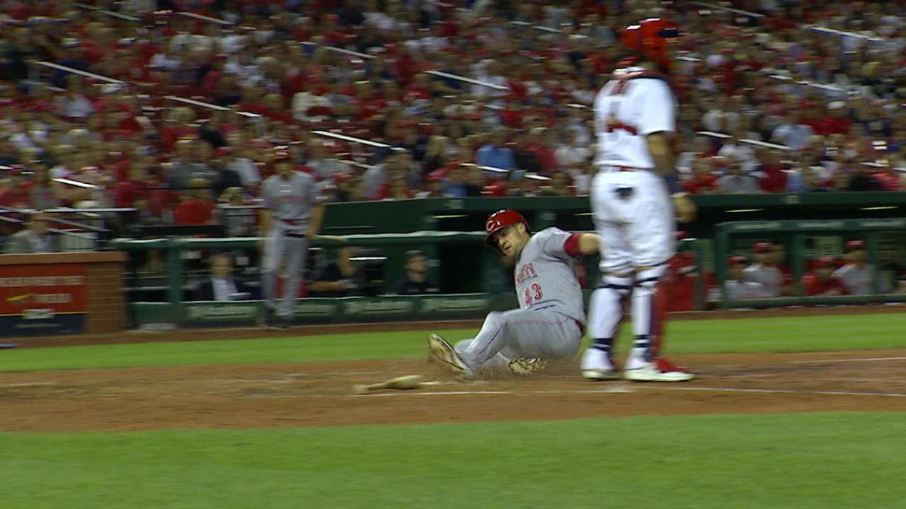 Reds' seven-run 4th inning