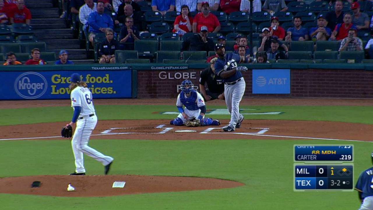 Carter's two-run home run