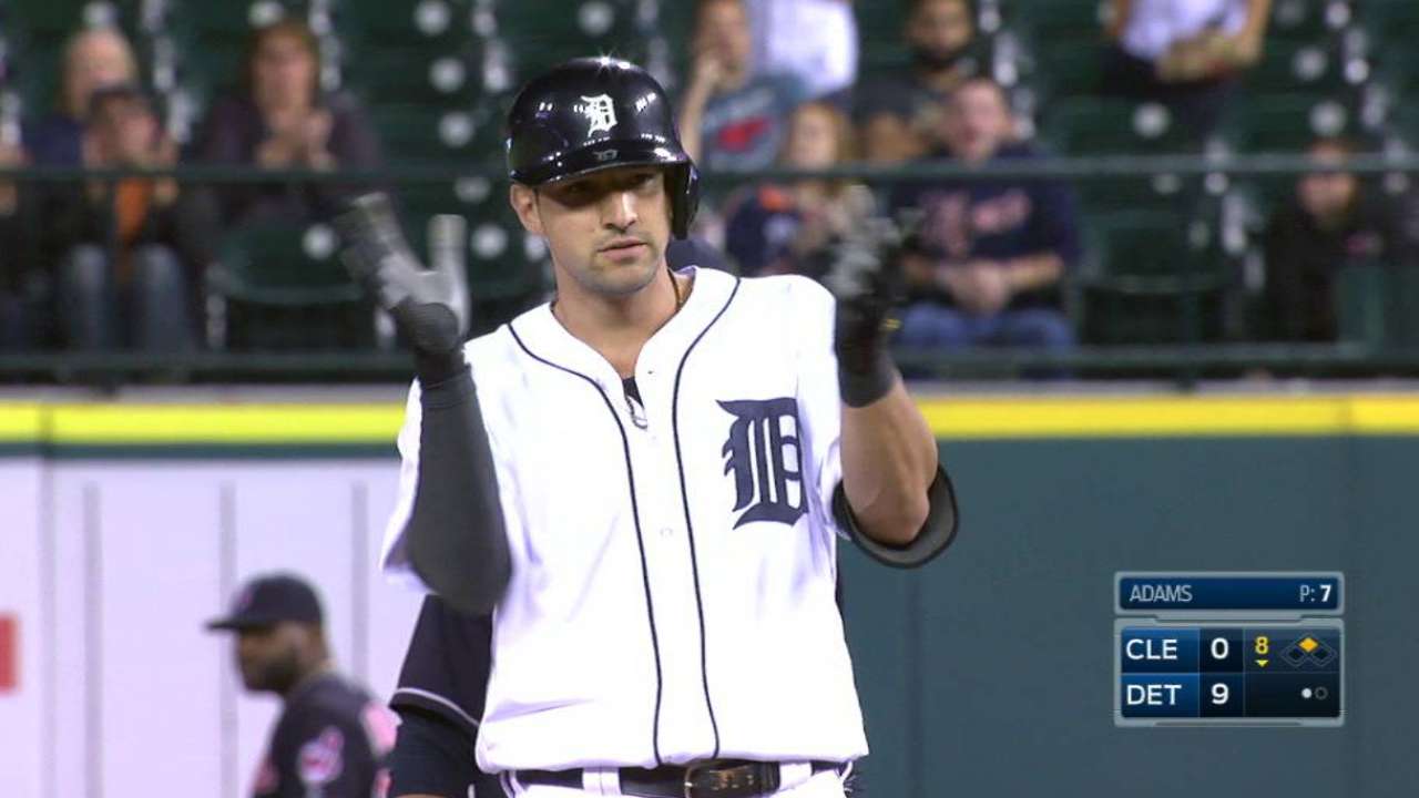 Castellanos rips a double