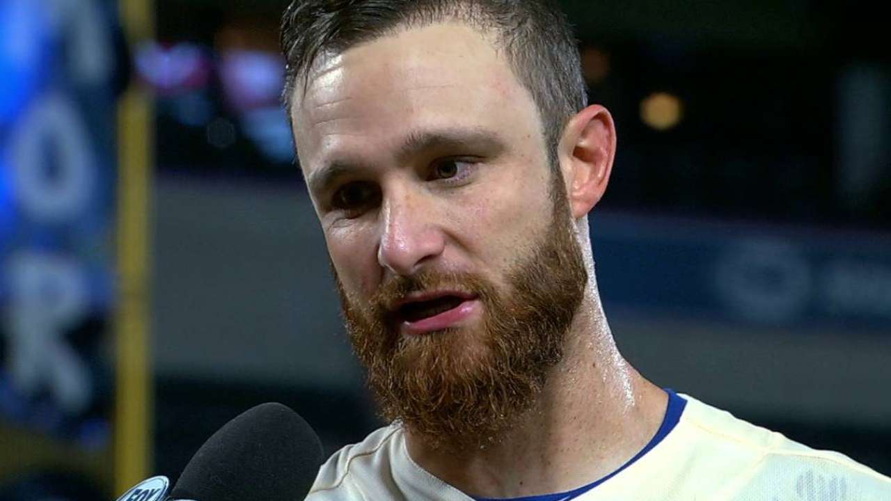 Lucroy discusses 6-4 win