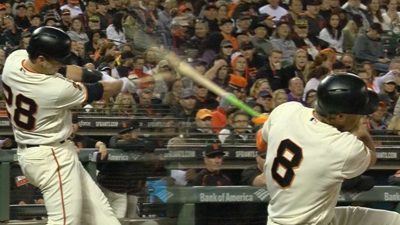 Posey, Pence go back-to-back